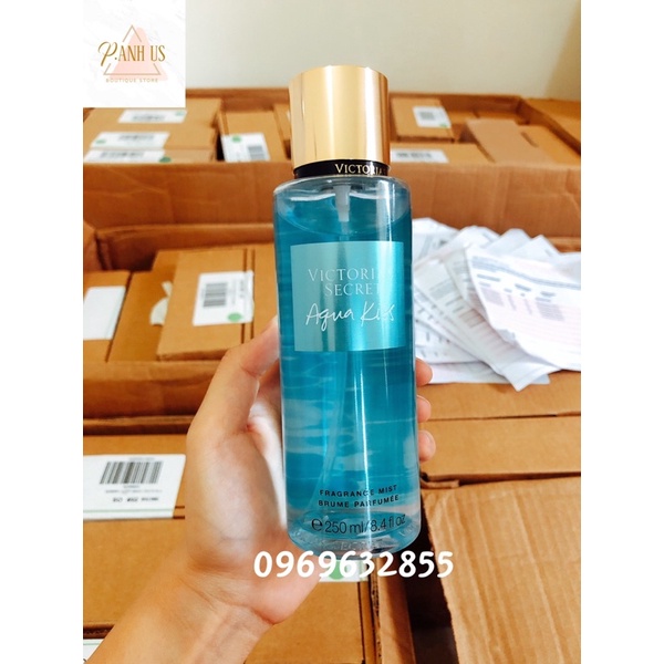 Aqua Kiss Xịt Thơm Body Hương Nước Hoa Victoria'S Secret 30ml/50ml/100ml