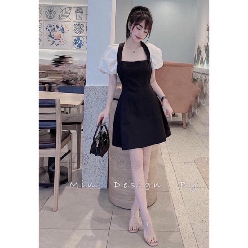 Đầm phối lụa đi tiệc 55-90ký