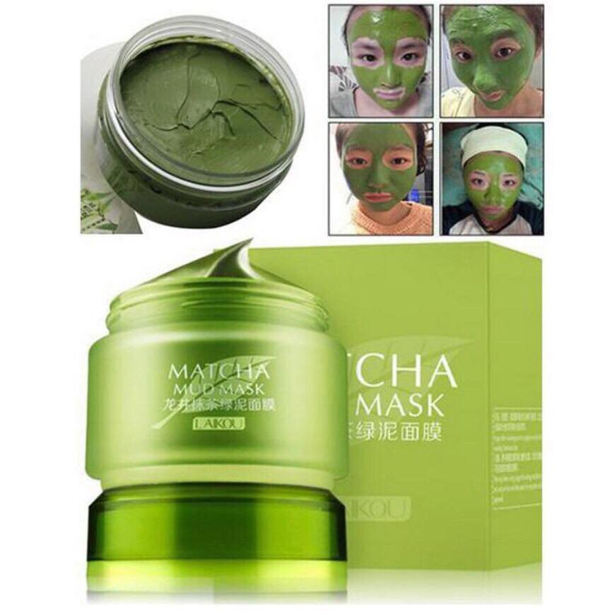 [HCM]Mặt nạ bùn Matcha Laikou sáng da ngừa mụn - Chính hãng Trung nội địa