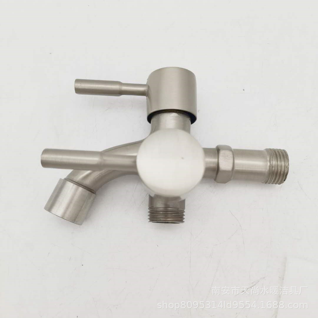 Củ sen tắm lạnh thân đúc nguyên khối KDT- Vòi sen xả lạnh inox 304 đa năng 2 chức năng làm vòi xả chậu vừa gắn làm vòi sen tắm (Màu Bạc)