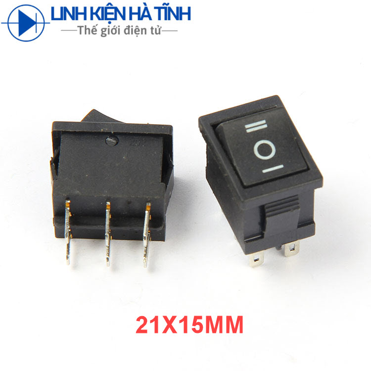 5 cái công tắc kcd1-203 6 chân 3 chế độ 21x15mm