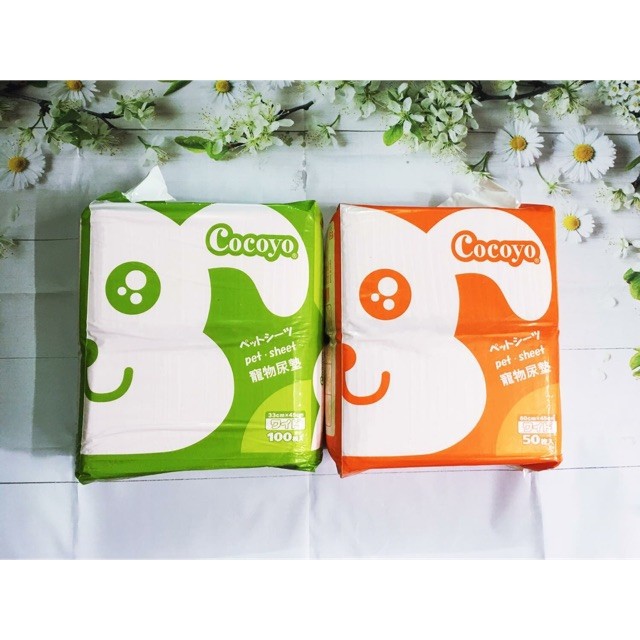 Miếng lót TÃ LÓT vệ sinh thấm hút nước tiểu dành cho chó size M 45 x 60cm - Cocoyo
