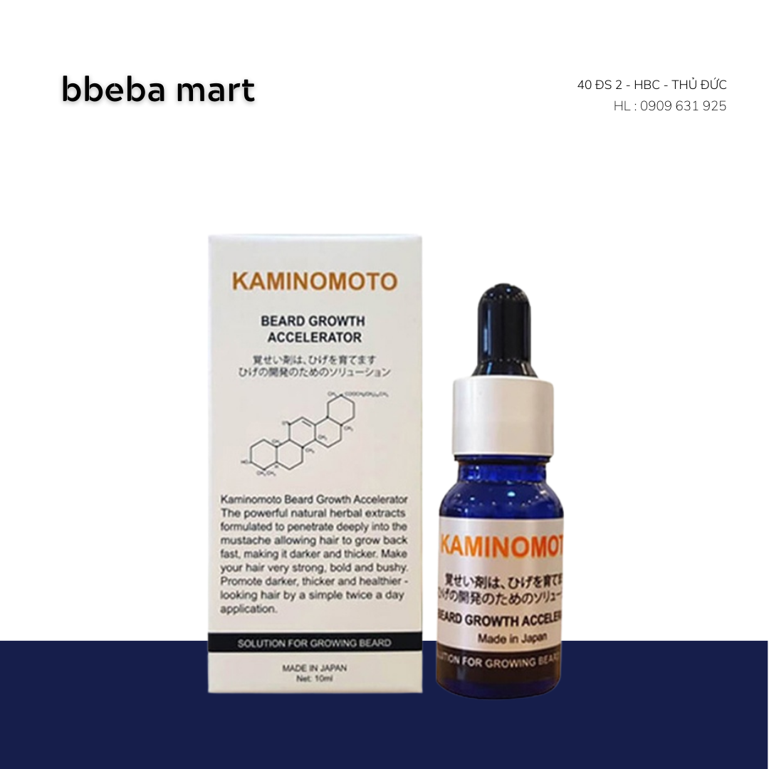 Thuốc mọc Râu Kaminomoto Nhật Bản - 10ml