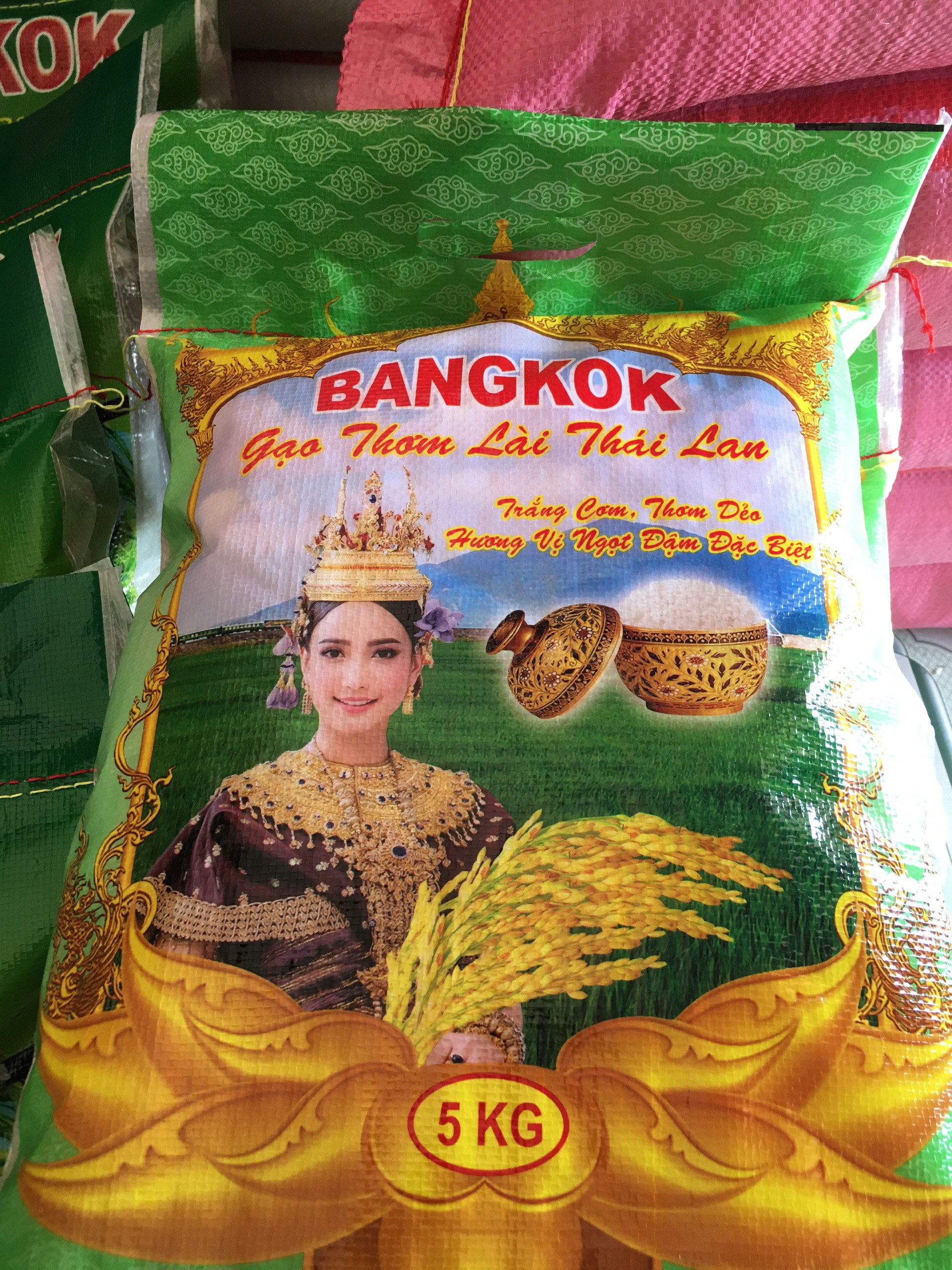 Gạo st21 thơm lài thái lan , trắng cơm, thơm dẻo trọng lượng