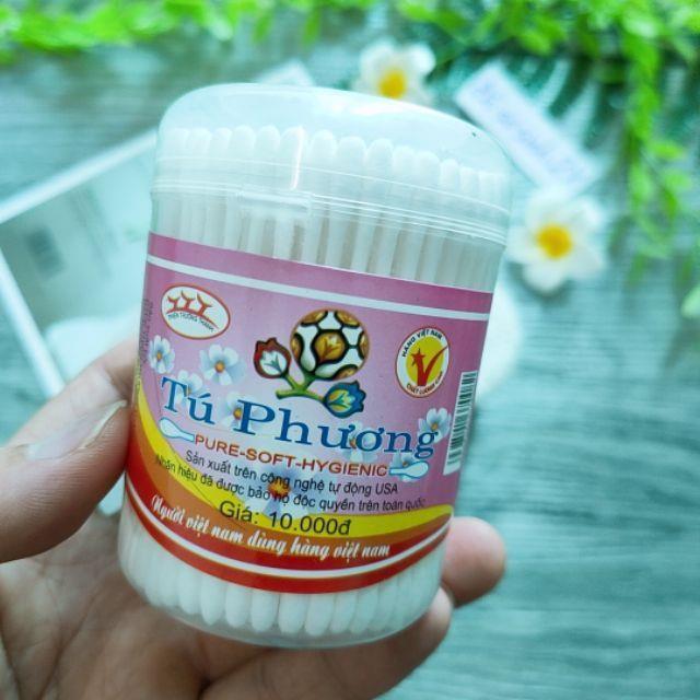 【Hàng giao ngay】 Tăm bông hộp vệ sinh cho bé (1hộp)