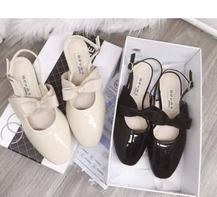 Sục nơ da bóng sục nữ thời trang sục siêu xinh