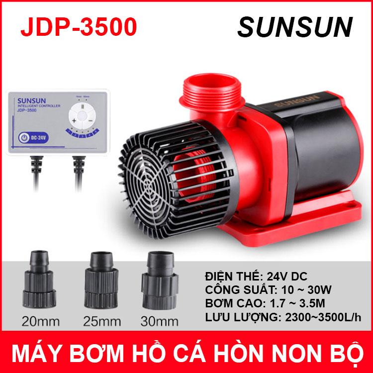 Máy Bơm Nước Chìm 24V 30W 3500L SUNSUN JDP-3500 Kèm Nguồn Và Điều Khiển