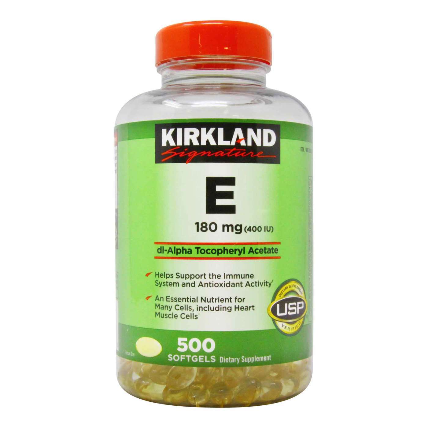Viên uống bổ sung Vitamin E 400 IU 500 viên Kirkland Signature Mỹ