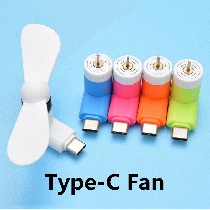 Quạt mini usb 2 cánh cắm chân điện thoại lightning micro usb micro Type C - Quạt mini usb 2 cánh rời cắm chân điện thoại - Quạt usb 2 cánh rời - Quạt điện thoại - Quạt máy tính - Quạt sạc quạt 2 cánh...- thegi