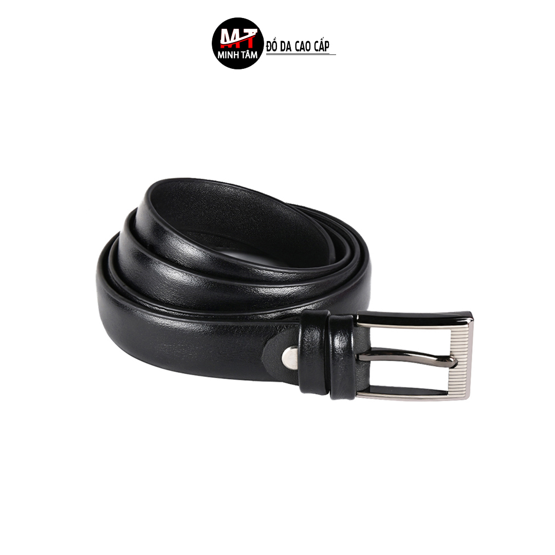 [HCM]Thắt Lưng Nữ Minh Tâm Da Bò 3 Lớp  Khóa Kim Loại  MT634-10