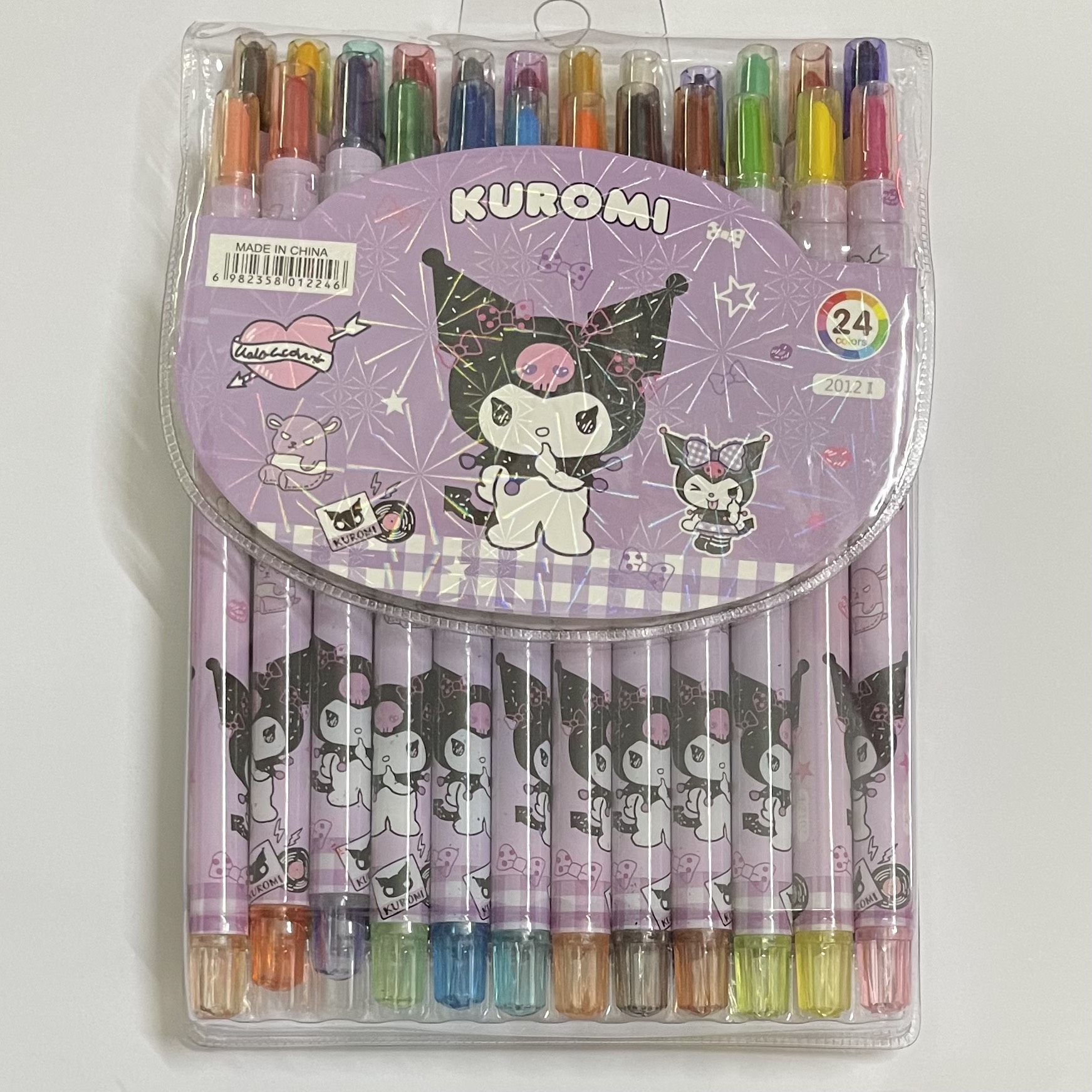 Sáp màu vặn thỏ trắng kuromi