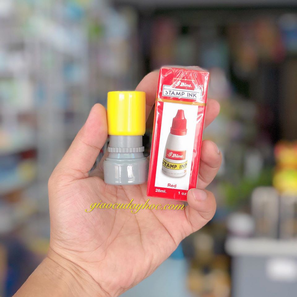 Mực con dấu shiny