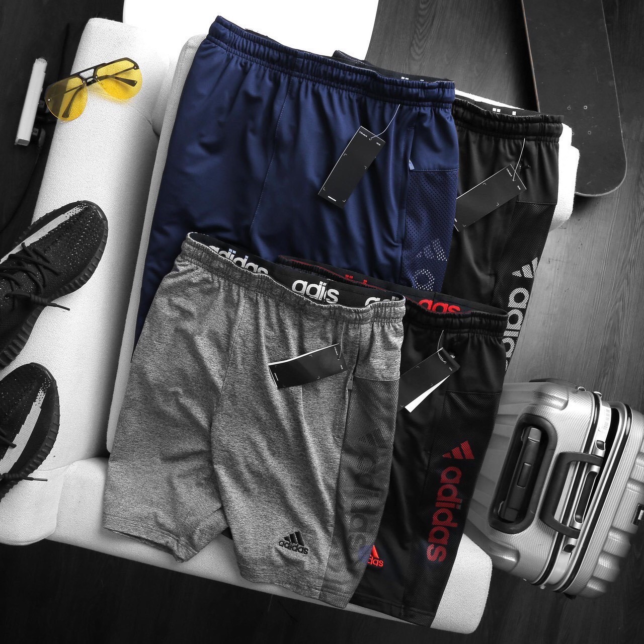 Quần đùi thun adidas cao cấp siêu đẹp