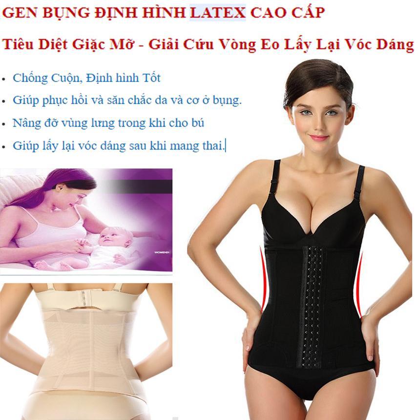 Đai Gen Nịt Bụng Latex Giảm Béo tiêu diệt giặc mỡ, giải cứu vòng eo, lấy lại vóc dáng thon gọn cho bạn Giảm giá sốc 50%, bảo hành 1 đổi 1 bởi May Store Mã SP 575