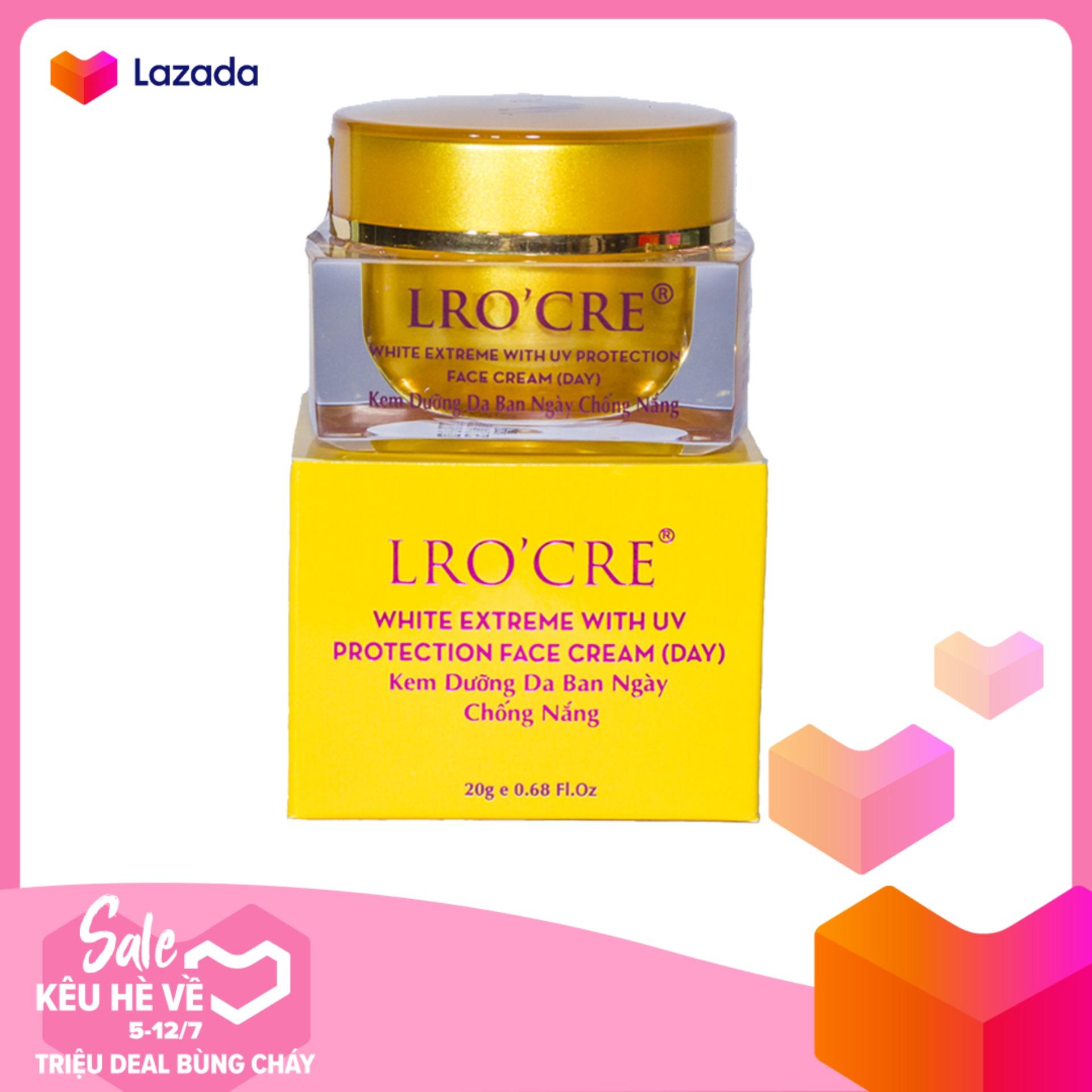 Kem Dưỡng Trắng Da Mặt Ban Ngày LRO'CRE