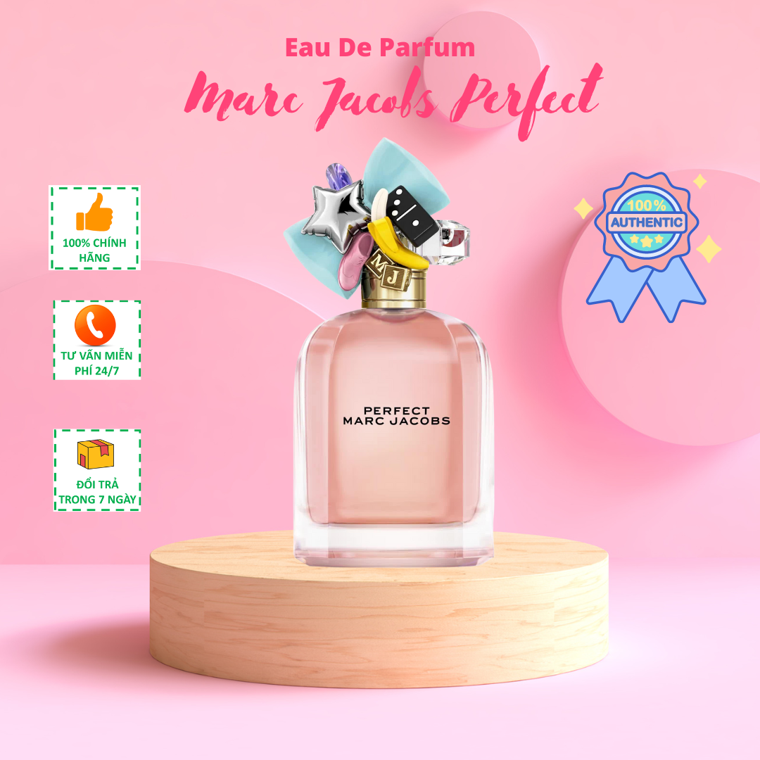 Nước hoa nữ nhẹ nhàng thơm lâu Marc Jacobs Perfect EDP 5ml, 10ml, 20ml