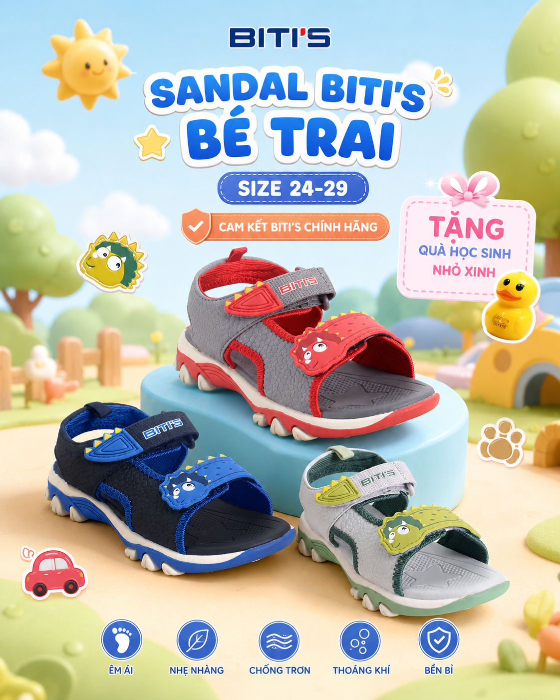 Sandal Biti's bé trai (24-29)