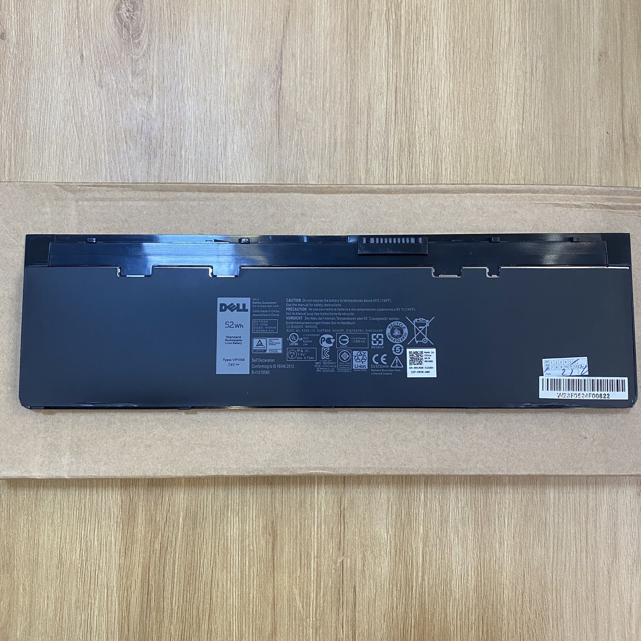 Pin dell latitude e7240 e7250 vfv59 gvd76 wd52h new 100%