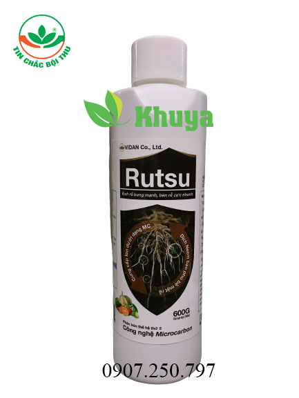 Phân bón hữu cơ vidan rutsu 500ml kích rễ bung và bén rễ cực mạnh