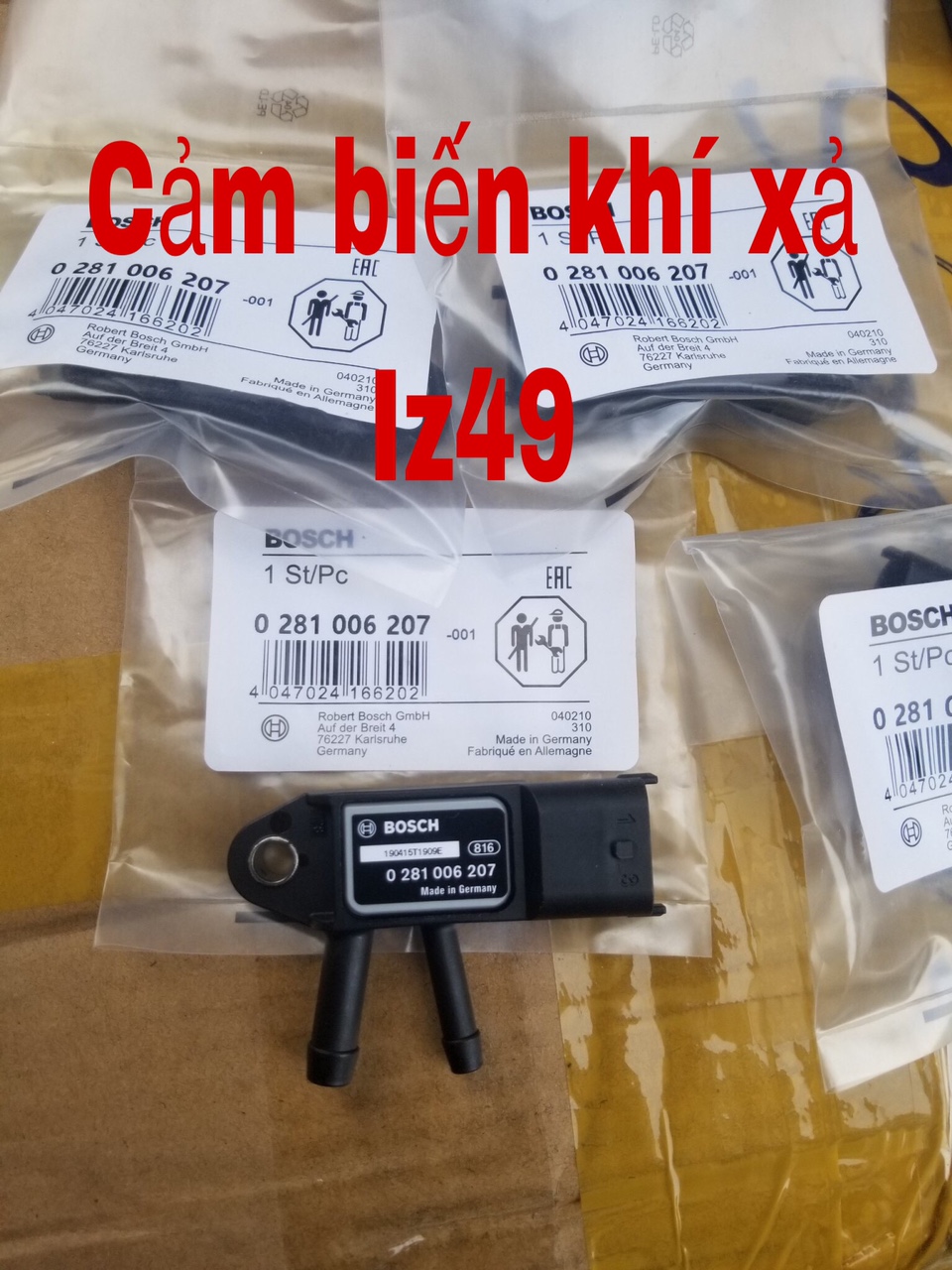 Cảm biến khí xả đô thành iz49