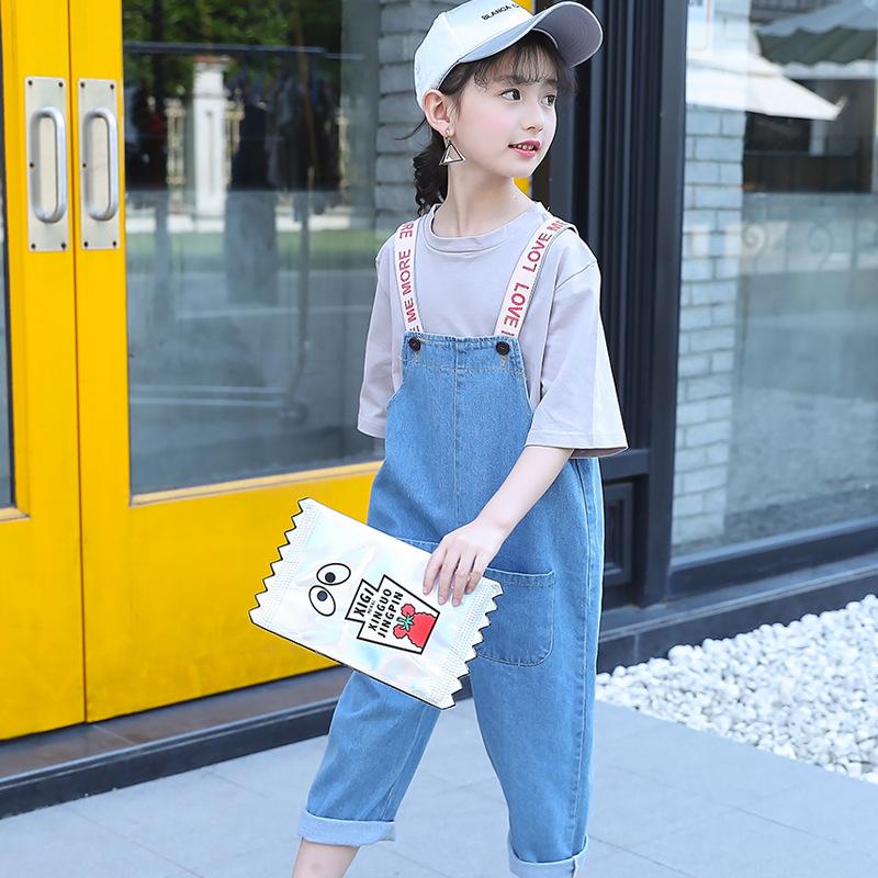 Quần yếm jeans bò cho bé gái từ 120cm đến 160cm