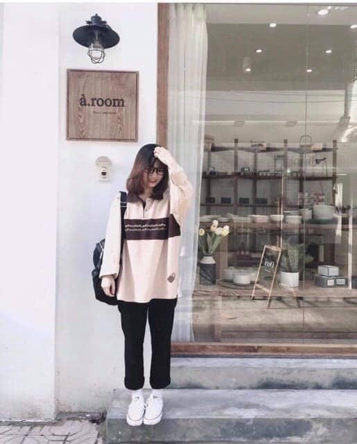 Quần chinos nữ chất vải kaki đẹp