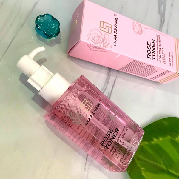 Nước hoa hồng cân bằng Da Hàn Quốc - Laura Sunshine Nhật Kim Anh Rose Toner 120ml
