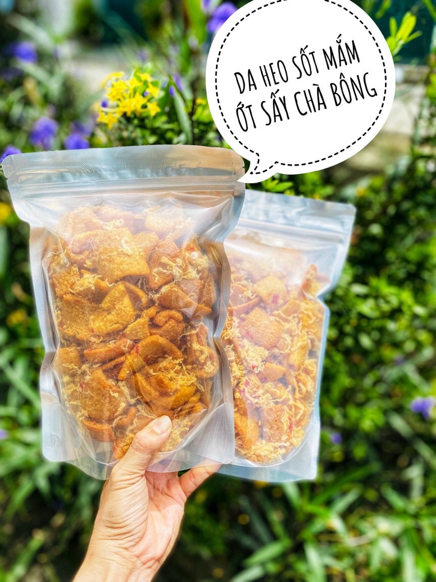Da heo chà bông lon 200gr