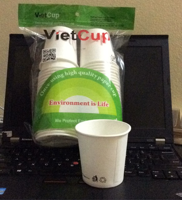 Cốc giấy vietcup 50 cái 180ml