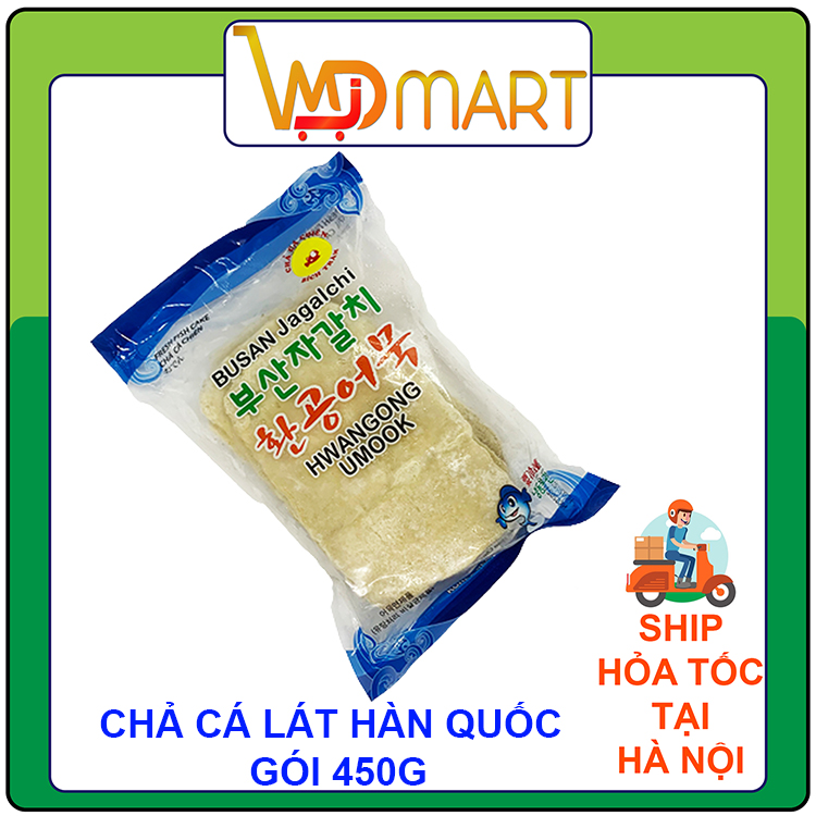 Chả cá liên doanh Hoàn quốc Busan gói 450g gồm có 8 lát mỏng