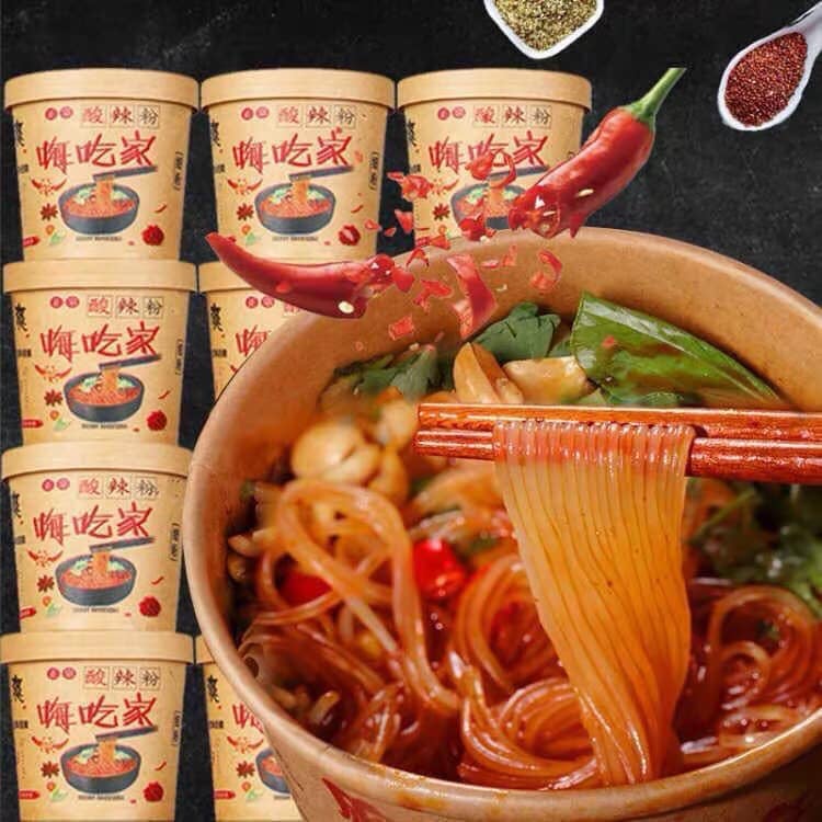Miến Trùng Khánh Chua Cay
