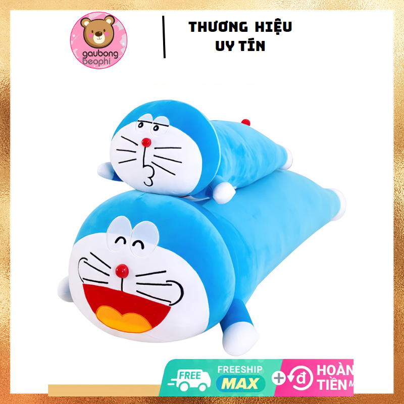 Gấu Bông Doremon Cute Nhiều Cảm Xúc, Gối Ôm Doraemon Mềm Mịn Đáng Yêu Freeship Toàn Quốc