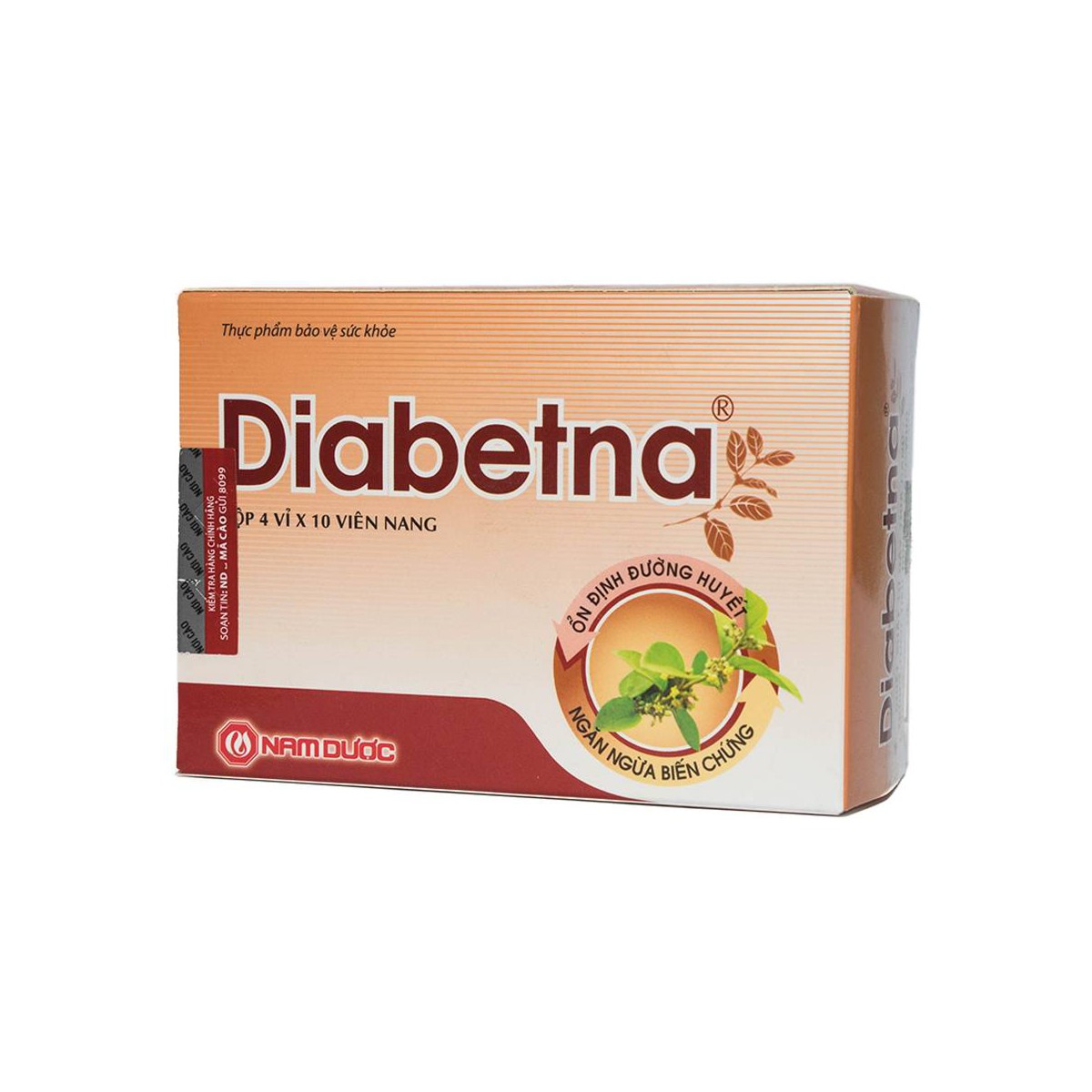 [HCM]Viên Uống Hạ Đường Huyết Mỡ Máu DIABETNA 40 Viên