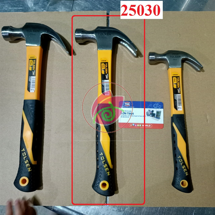 Búa nhổ đinh đóng đinh 16oz 450gr tolsen 25030