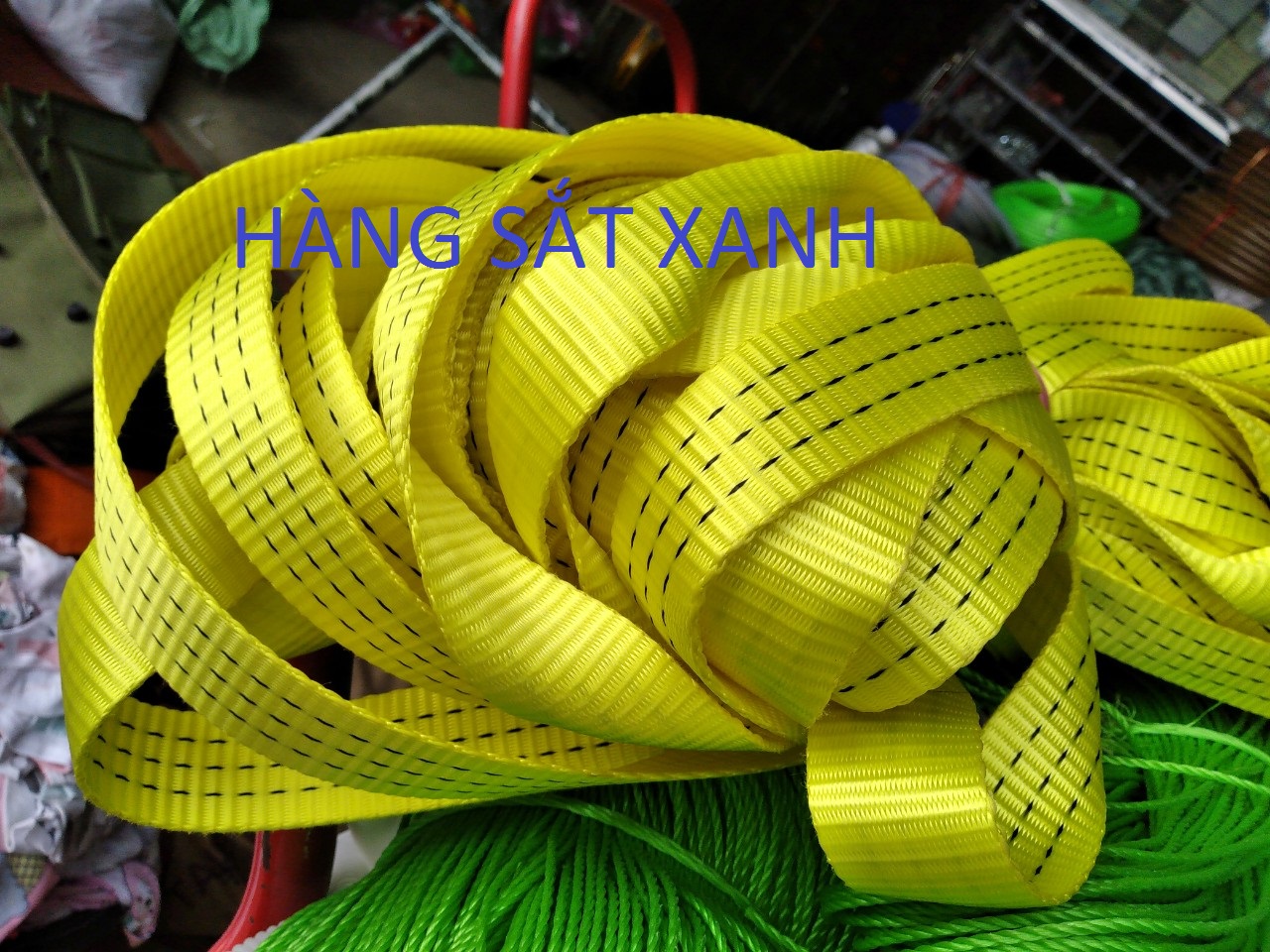 Dây Cáp Vải Dây Cáp Cẩu Hàng 6 mét Chịu Tải Dây dù dẹt chuyên dùng làm dây chằng dây kéo