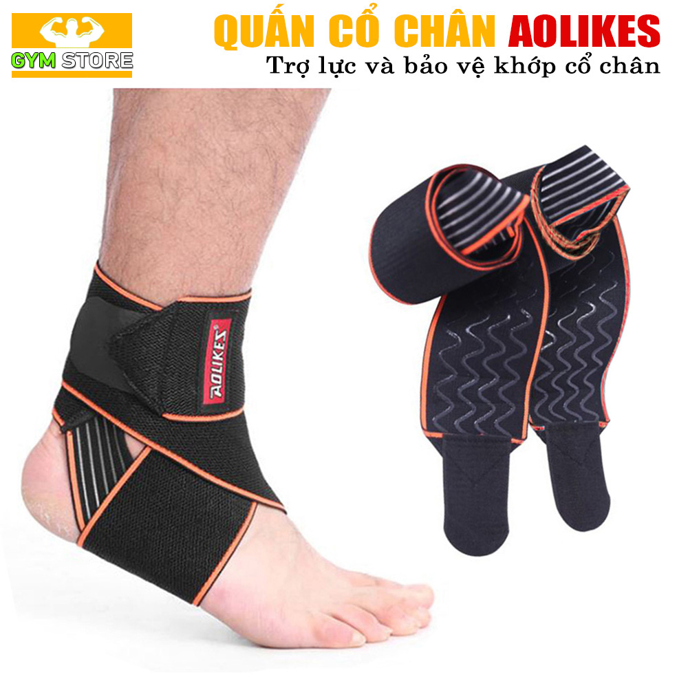 Băng quấn cổ chân tập Gym Aolikes trợ lực và bảo vệ khớp cổ chân