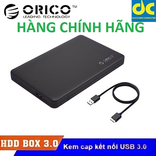 Box ổ cứng orico 2577u3 usb 3.0 2.5 inch dùng cho ổ laptop ,ssd thành ổ cứng cắm ngoài