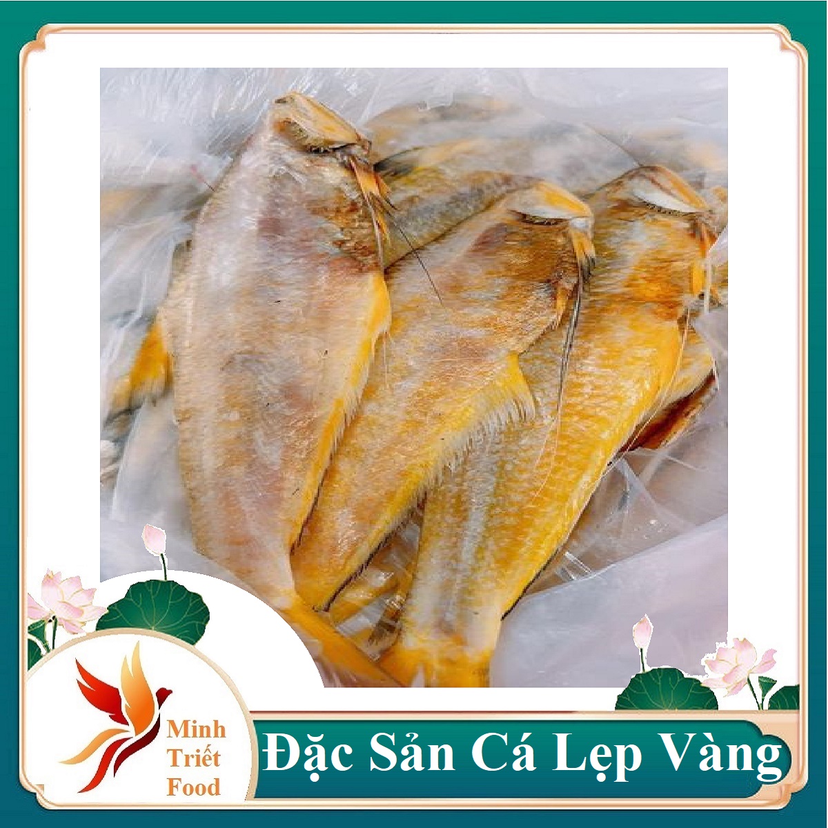 Khô Cá Lẹp Vàng Đặc Sản Vàng Cà Mau- hương vị quê nhà