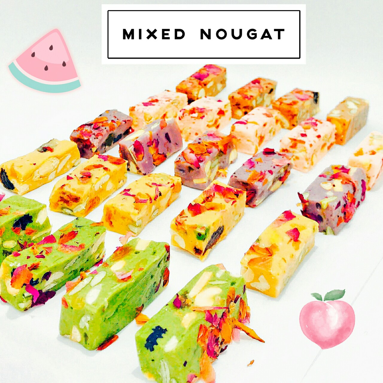 Kẹo nougat - kẹo hạnh phúc đủ vị 1kg