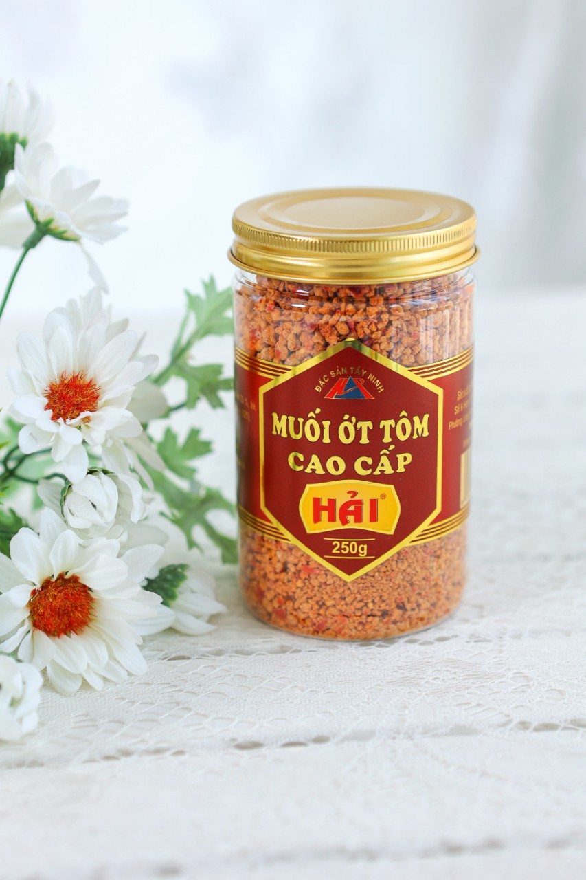 Muối ớt tôm cao cấp muối Hải Tây Ninh