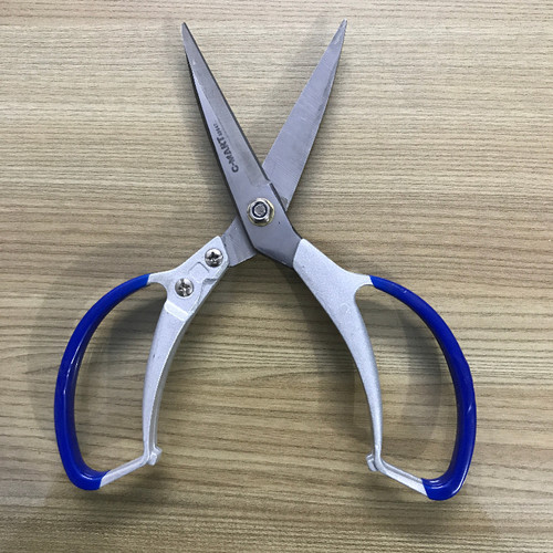 Steel blade scissors Japanese SK-5 c-mart A0047 225mm, prune tree branches, cutting food Professional