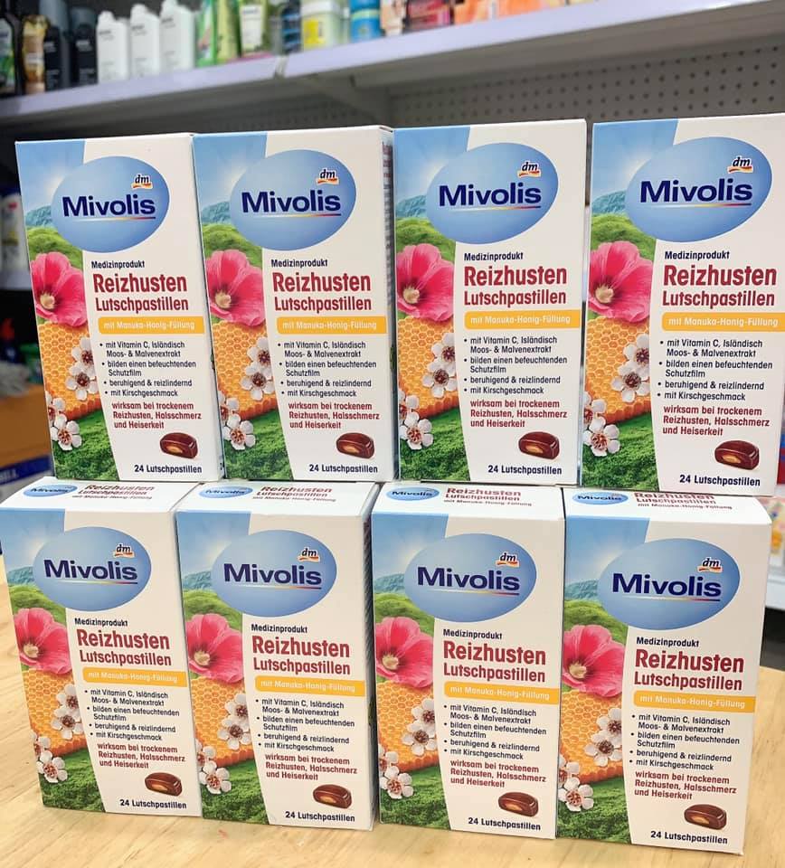 Viên ngậm mật ong Manuka Hiệu quả đối với h o khan, đ a u h ọ n g, khó chịu và k h à n g i ọ n g.