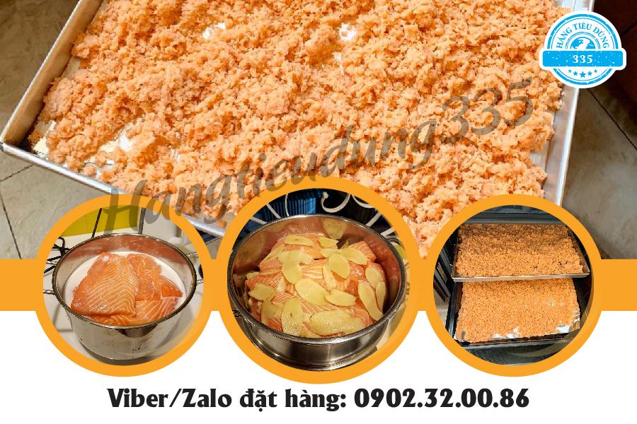 Chà bông cá hồi cho trẻ em - 200gr