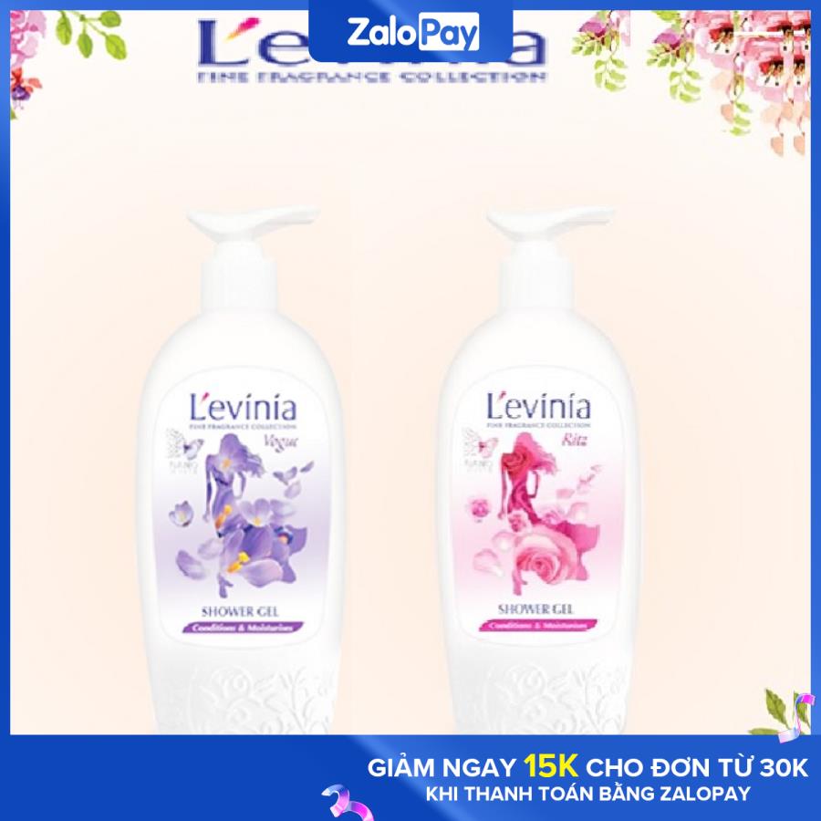Sữa Tắm Levinia 500g Hồng - Tím (L'evinia)