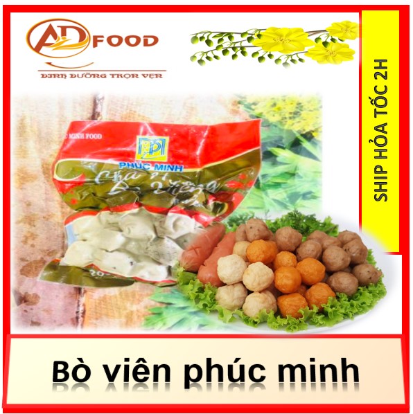 200gr bò viên phúc minh tươi ngon