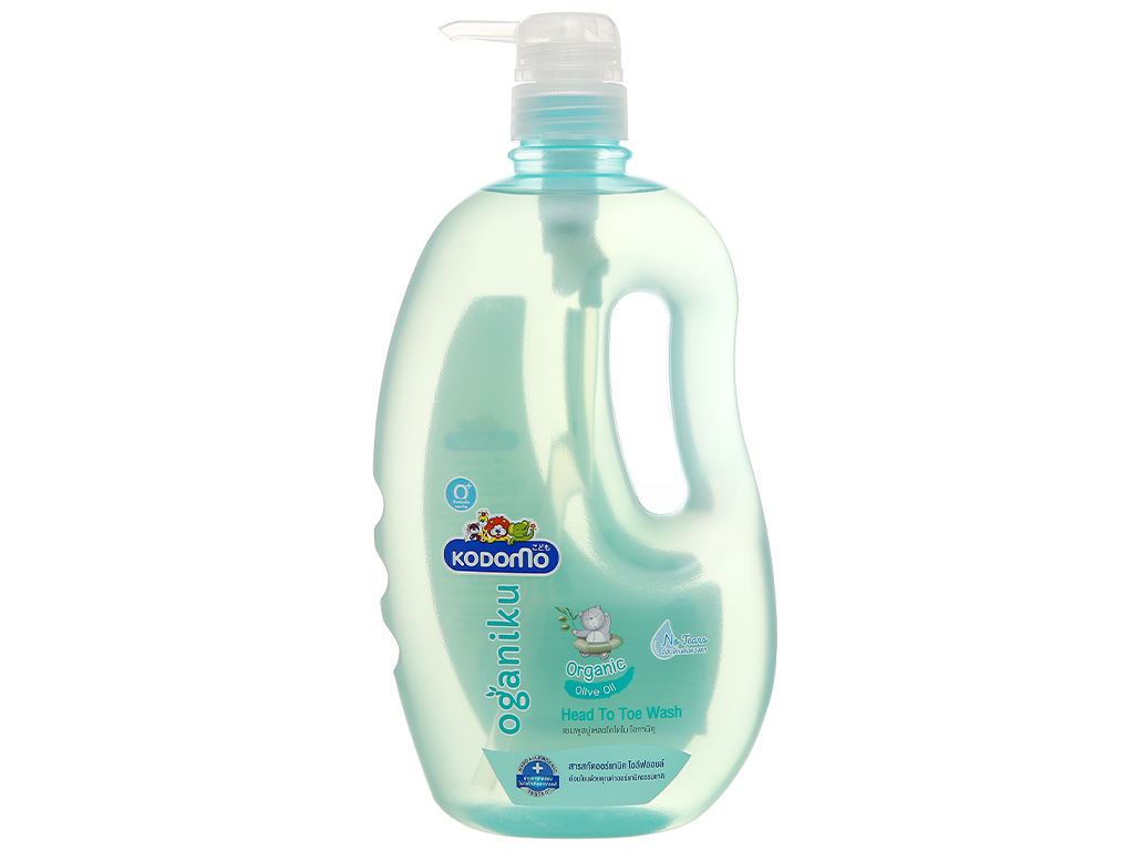 Dầu tắm gội trẻ em Head to toe Kodomo Oganiku 800ml