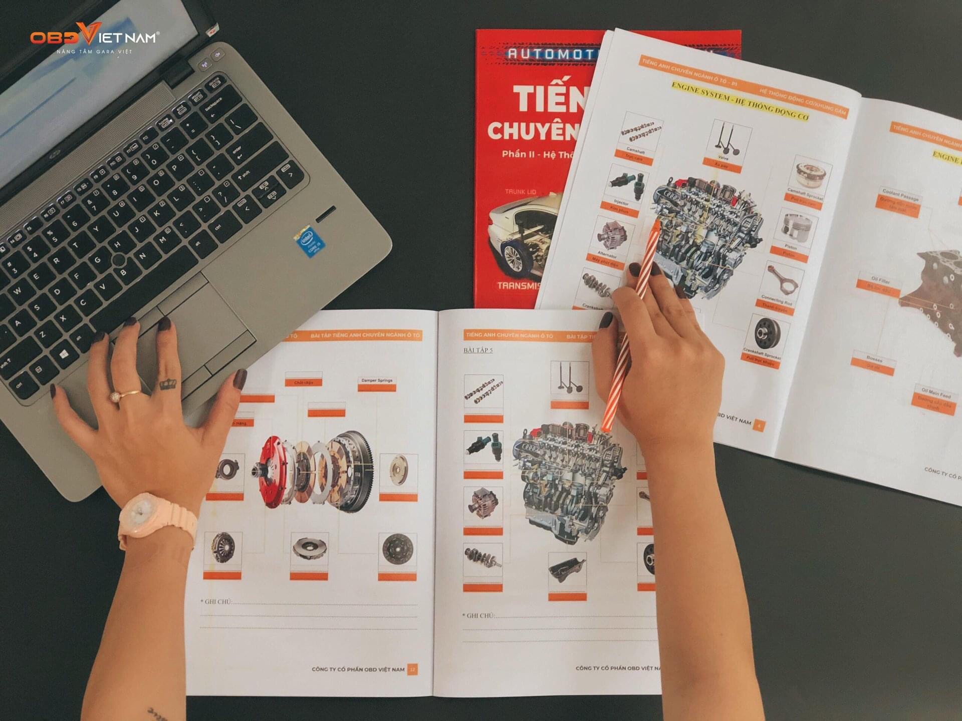 Sách tiếng anh chuyên ngành oto