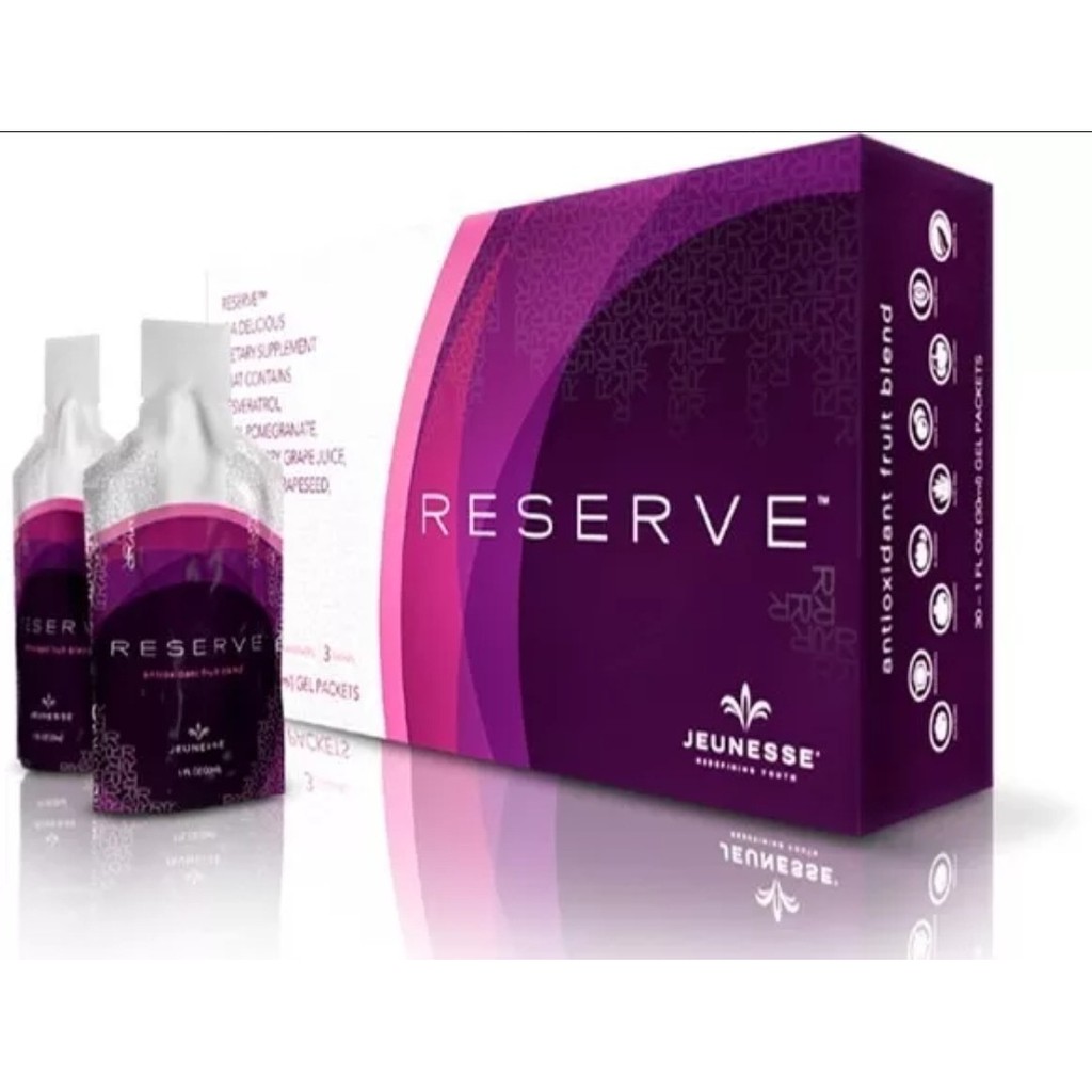 Gel trái cây Reserve Jeunesse thực phẩm chống lão hóa hộp 30 gói