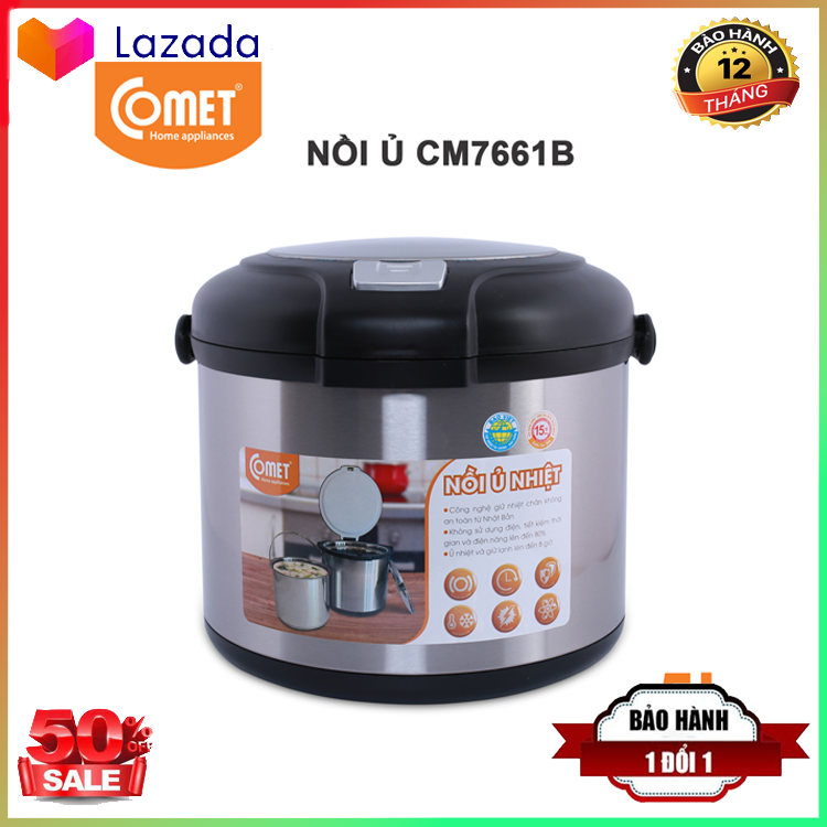 Nồi ủ nhiệt comet cm7661b