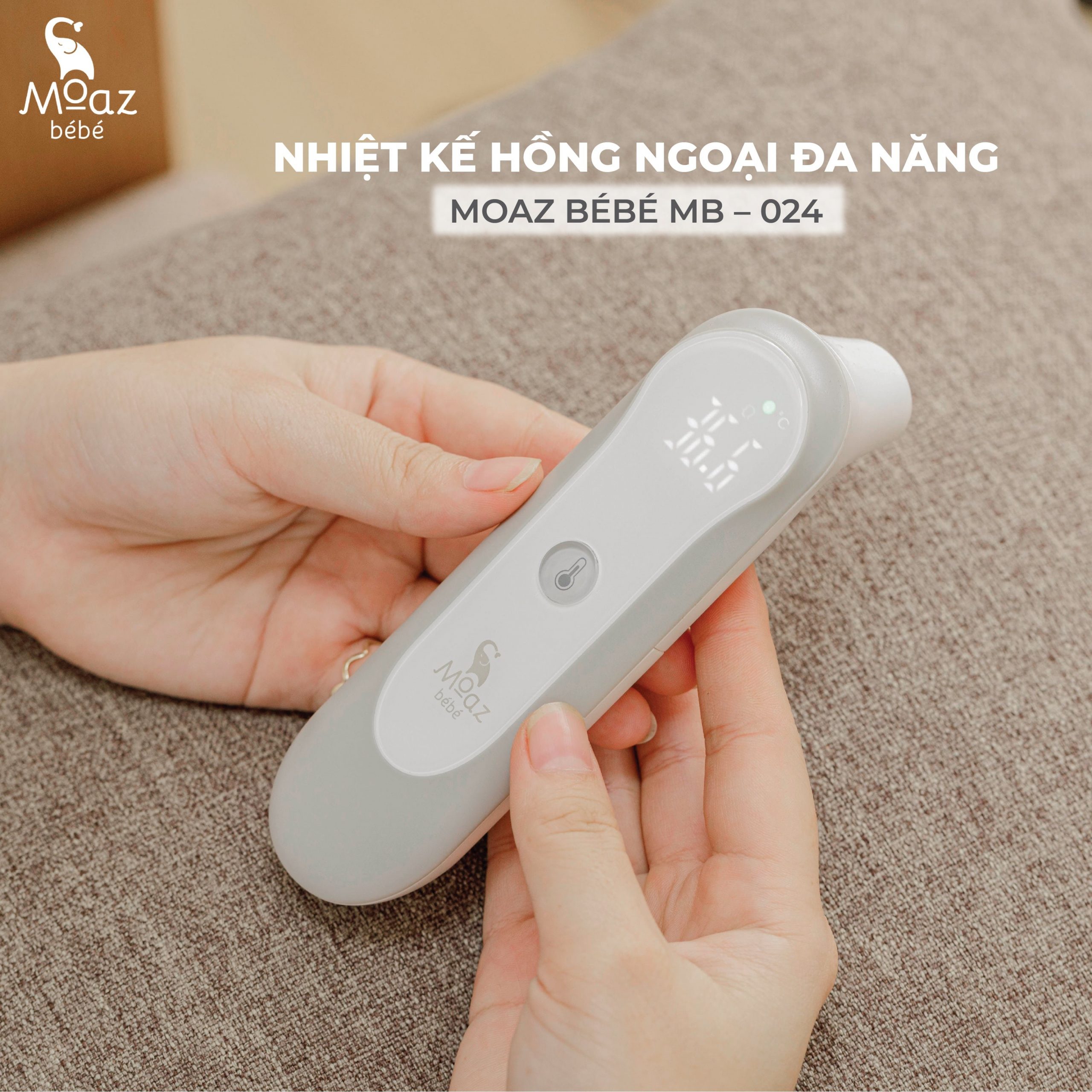 Nhiệt kế hồng ngoại moaz bébé mb-024